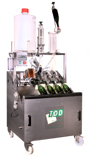 Disgorging machine DDV for sparkling wines