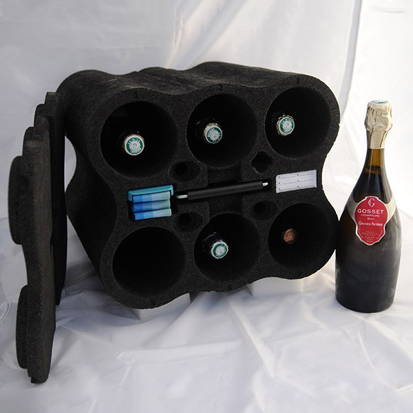 Box for carrying of wine bottles